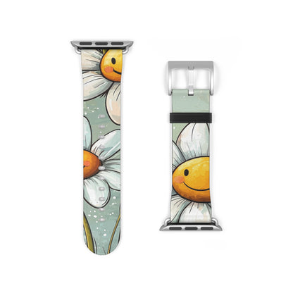 Smiling Daisies Burst - Watch Band
