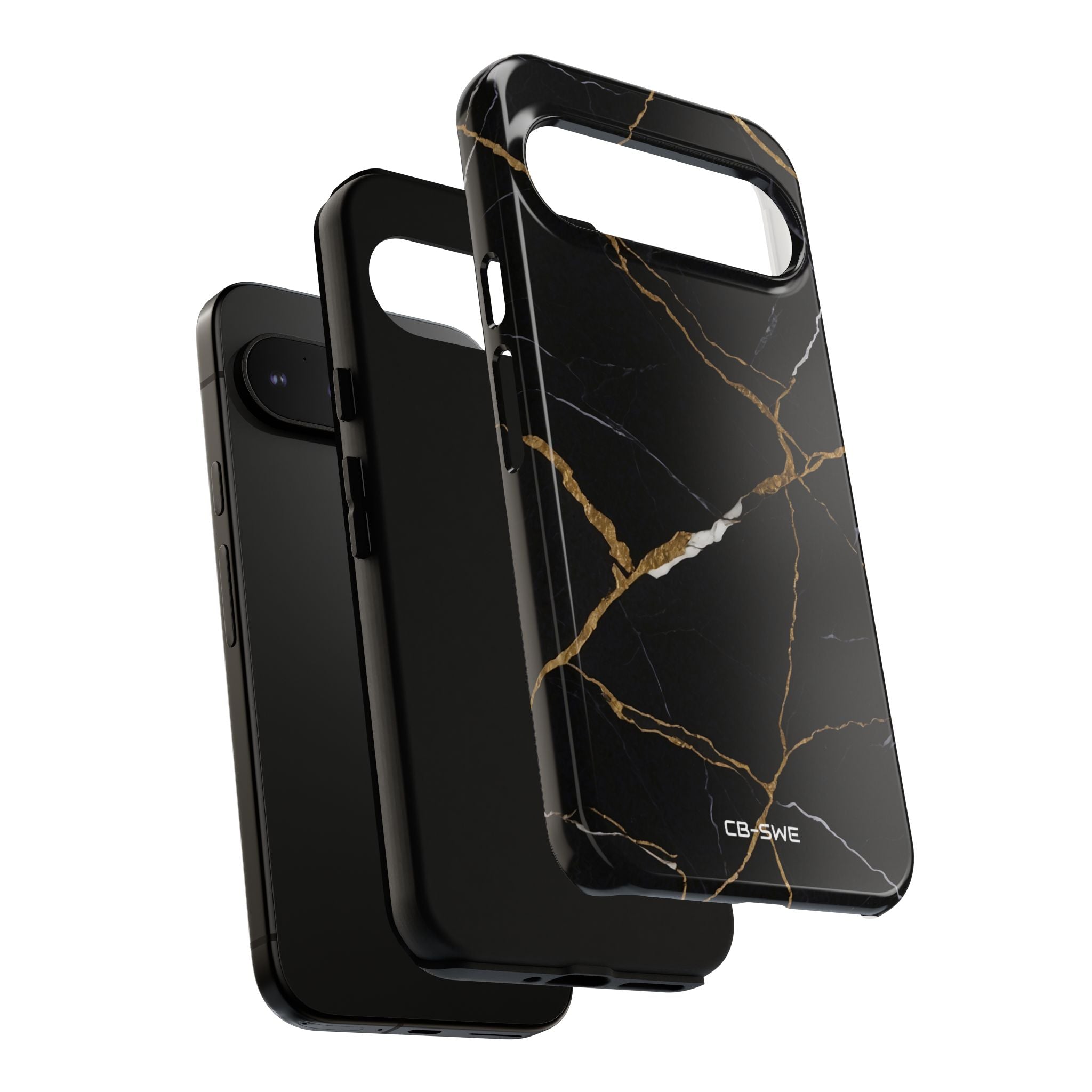 Golden Veins Emerge - Google Pixel Case