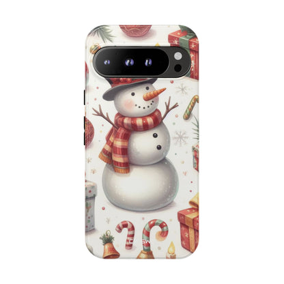 Snowman Wears Scarf - Google Pixel Case