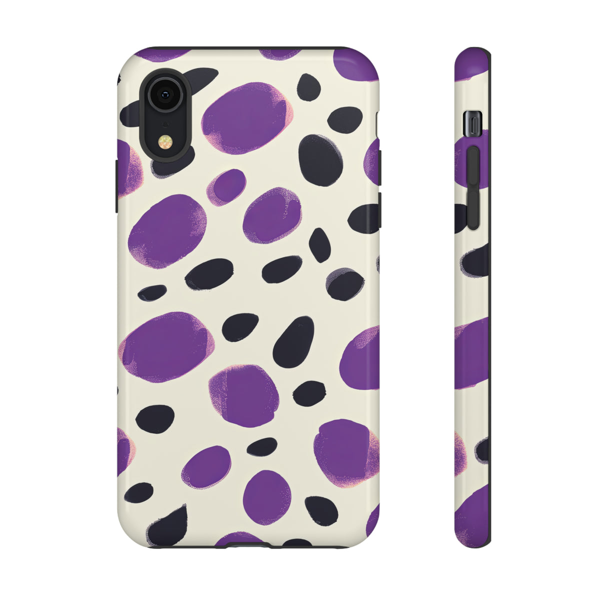 Purple Dot Matrix Case - Protective Phone Case