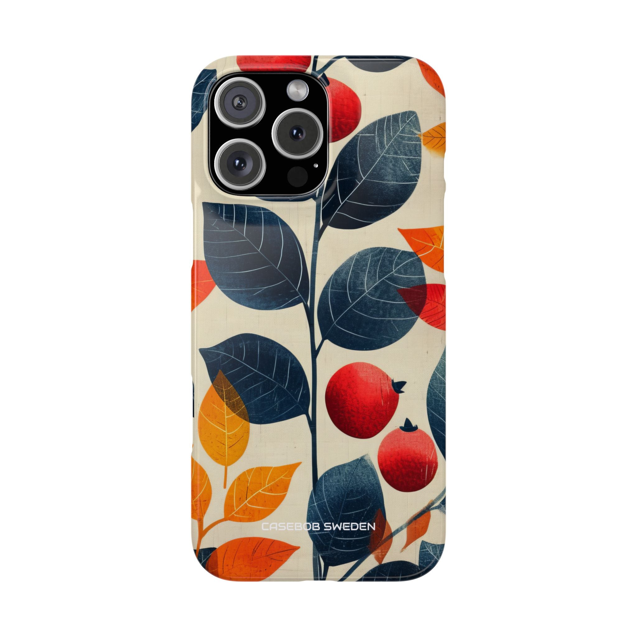 Autumn Nature Pattern - Slim iPhone 16 Phone Case