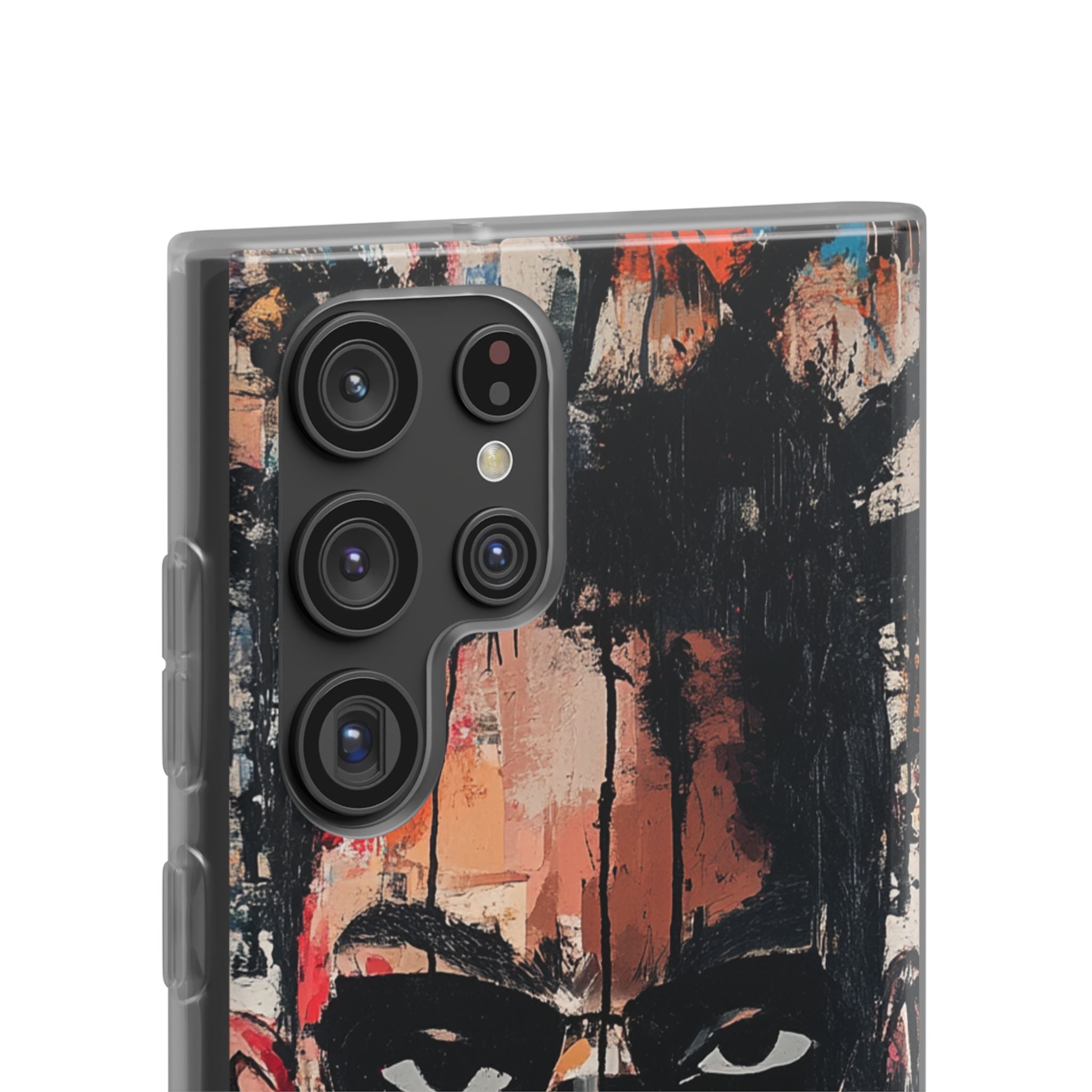 Masked Portrait Drips Samsung S22 Ultra Case - Soft