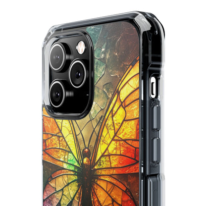 Stained Glass Butterfly iPhone 14 Pro Max Case - Impact