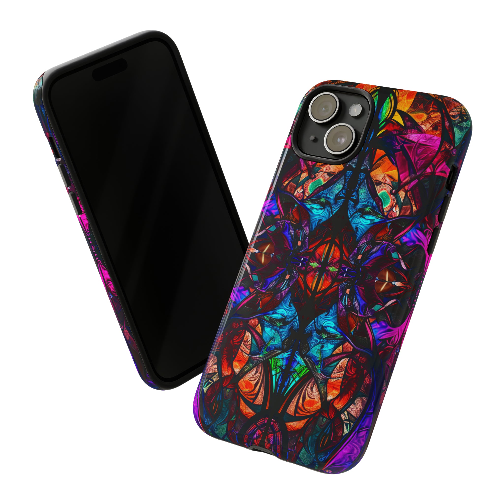 Gothic Stained Glass Splendor - Protective Phone Case