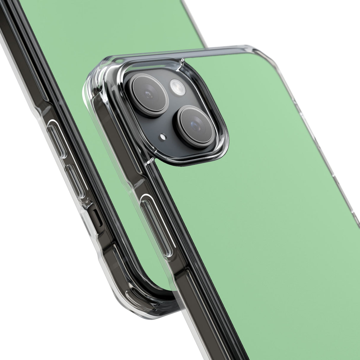 Celadon Green | Phone Case for iPhone (Clear Impact Case - Magnetic)