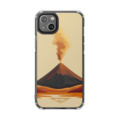 Volcano Erupts Brightly iPhone Case - Impact
