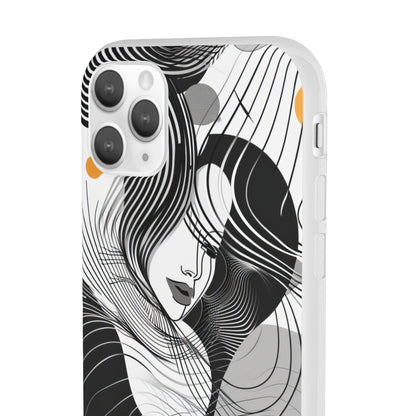 Fluid Noir Rhythm | Flexible Phone Case for iPhone