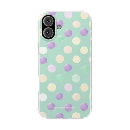 Pastel Polka Dots - Flexi iPhone 16 Phone Case