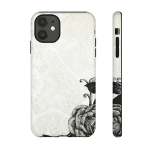 Rosett Gothic Flower - Protective Phone Case