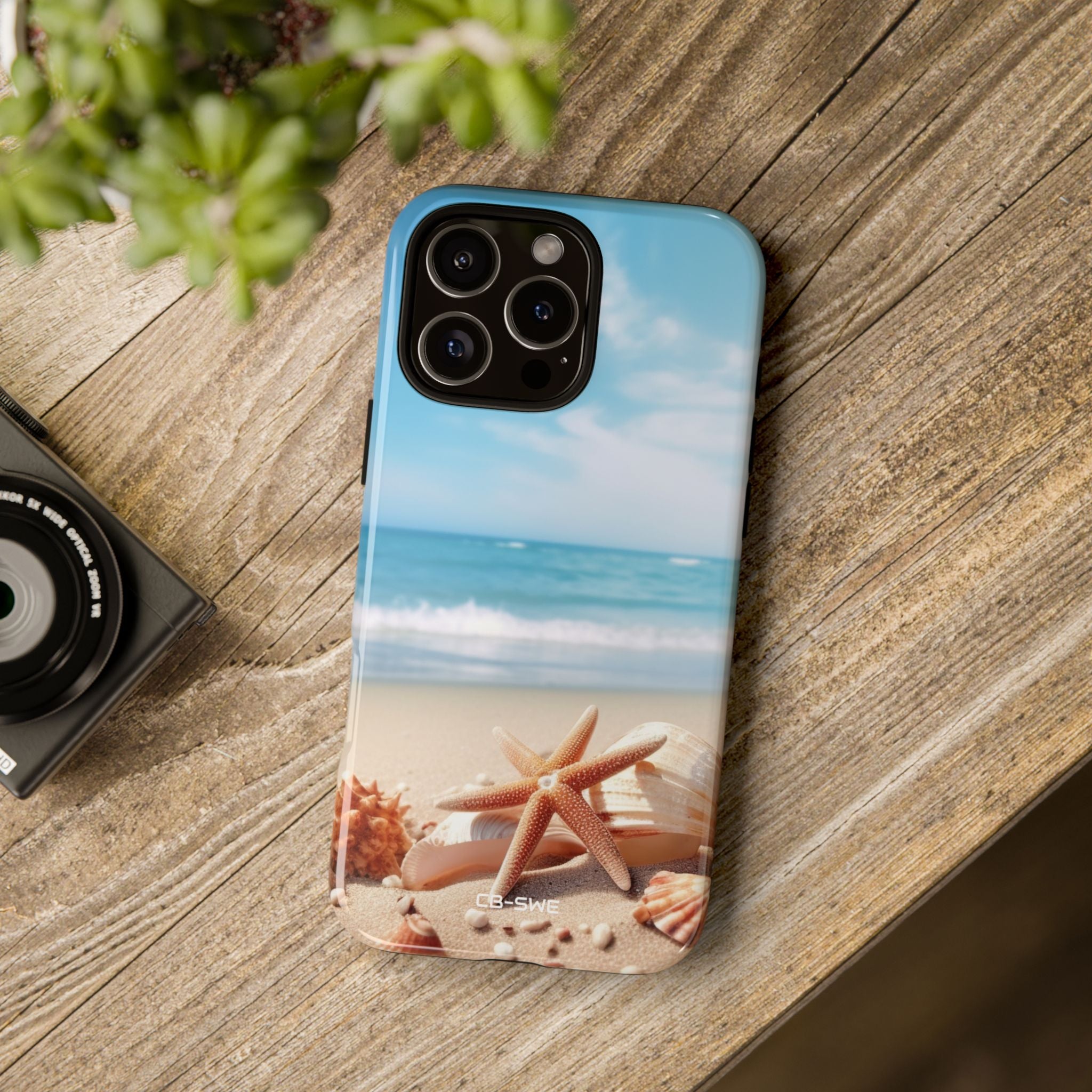 Shells Rest Beneath Waves - iPhone Case