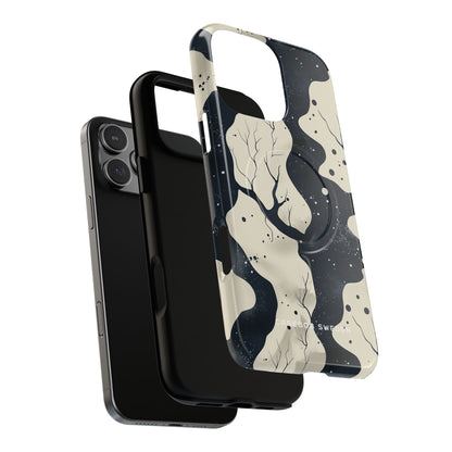 Organic Fluid Silhouettes with Cosmic Depth iPhone 16  Tough+ Phone Case