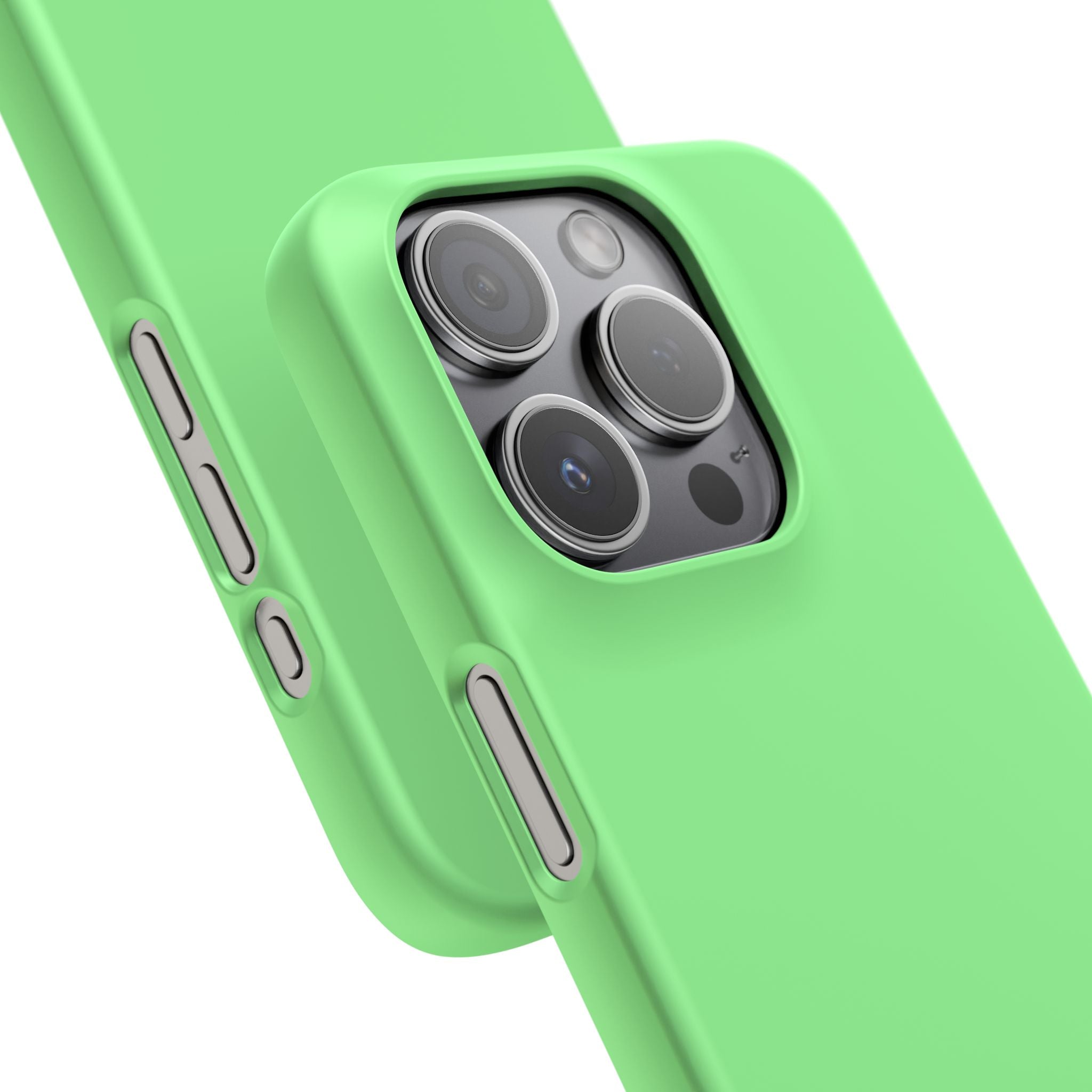 Pale Green iPhone 15 - Slim Phone Case