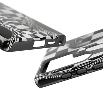 Checkered Face Samsung S25 Ultra Case - Tough