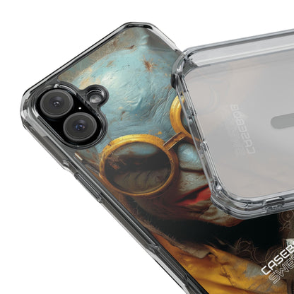 Steampunk Masked Adventurer iPhone 16 - Impact Clear+
