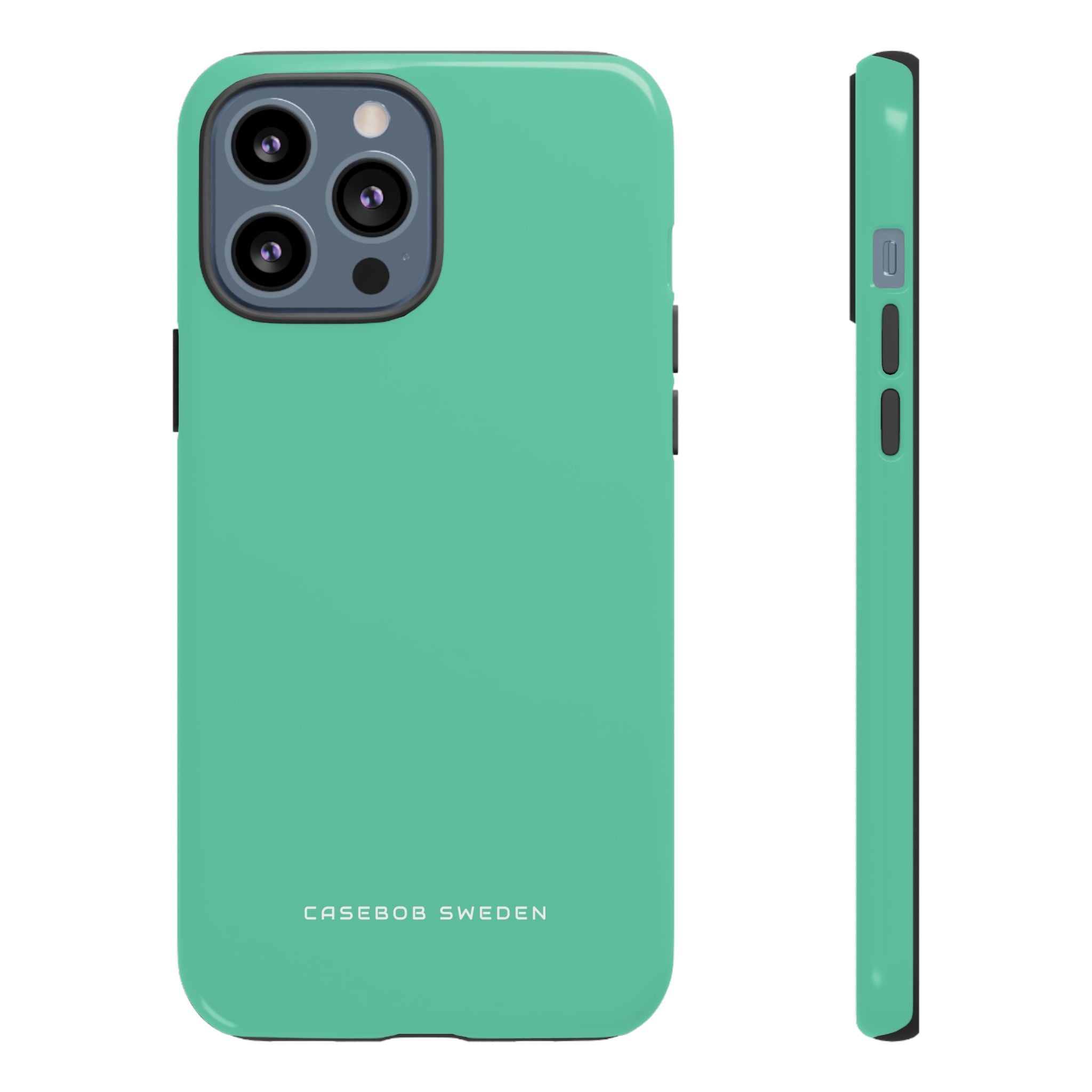 Mittleres Aquamarinblaues iPhone 13 - Robuste Handyhülle