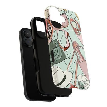 Chic Pastel Fashion Ensemble - for iPhone 16