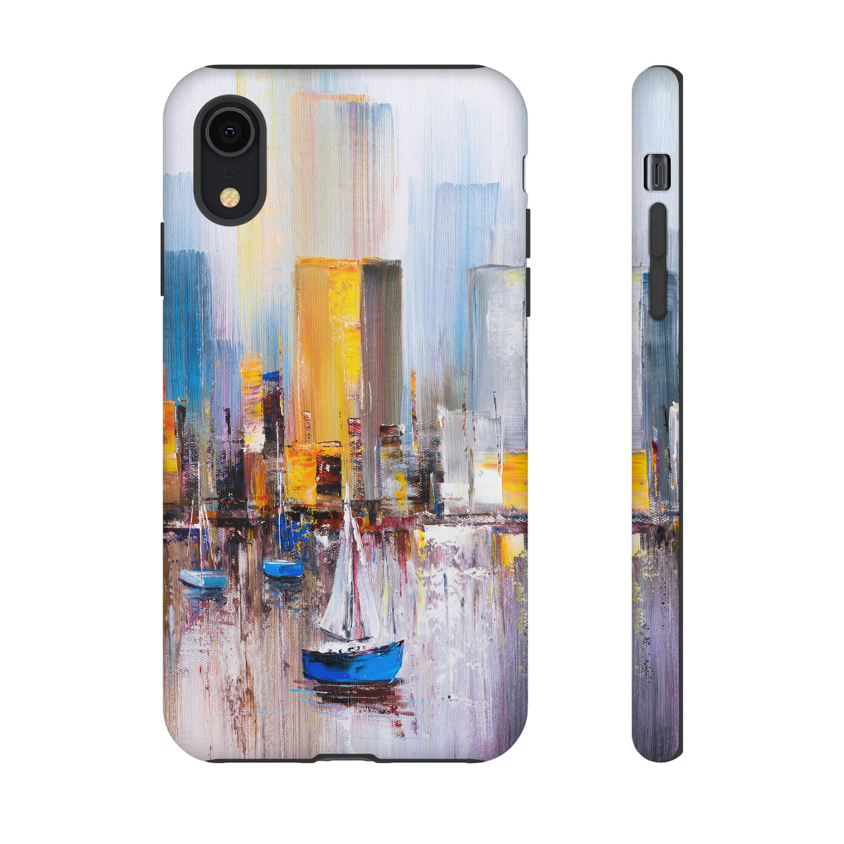 Oil Painting - Manhattan Bay - Protective Phone Case