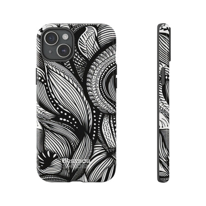 Flowing Ink Lines iPhone 15 – Robust