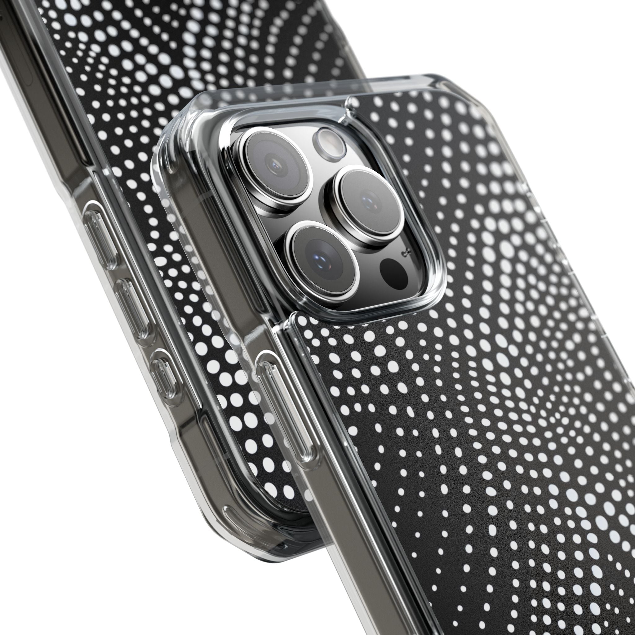 Waves of Dots iPhone 16 - Impact Clear+