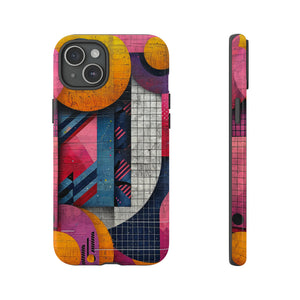 Lively Neon Geometry - Protective Phone Case