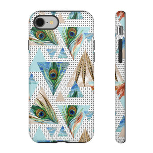 Peacock Feathers - Protective Phone Case