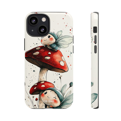 Mushrooms Entertain Fairies - iPhone Case