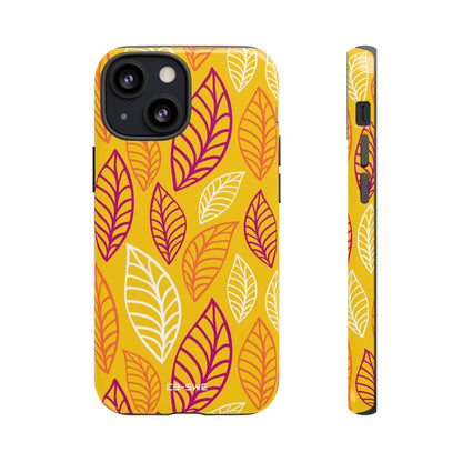 Vibrant Leaf Symphony - iPhone Case