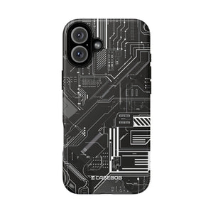 Circuitry Elegance: Futuristic Precision - for iPhone 16