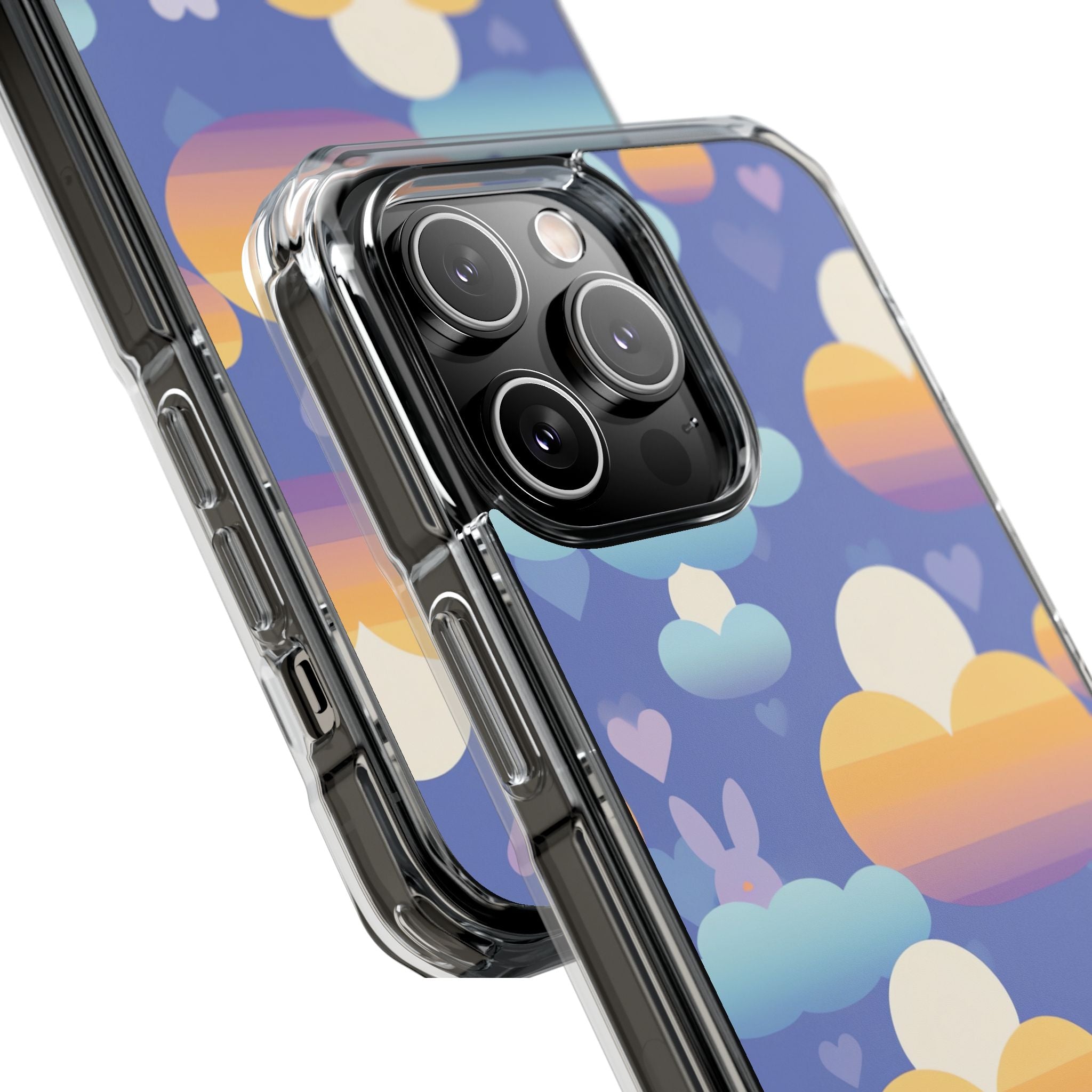 Bunnies Dance Among Clouds iPhone Case - Impact