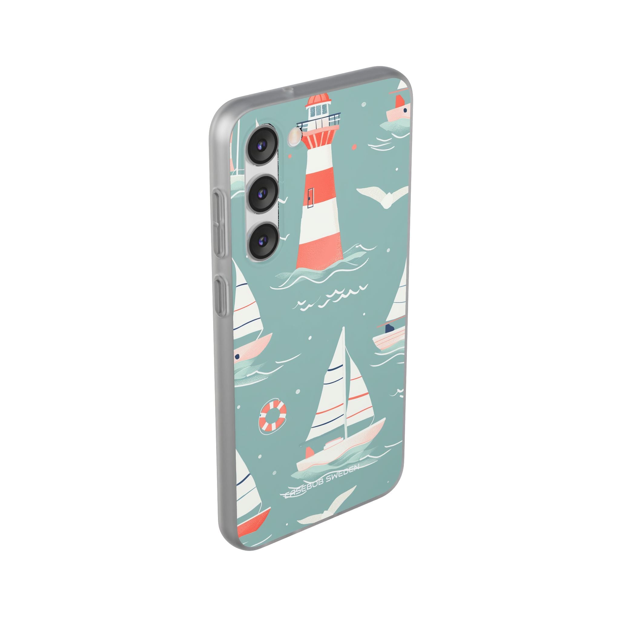 Lighthouse Nautical Charm - Flexi Samsung S23 Phone Case