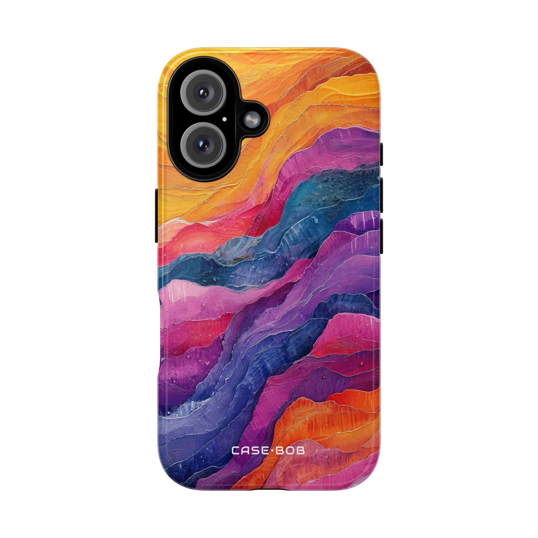 Vibrant Flow iPhone 16 Case - Tough