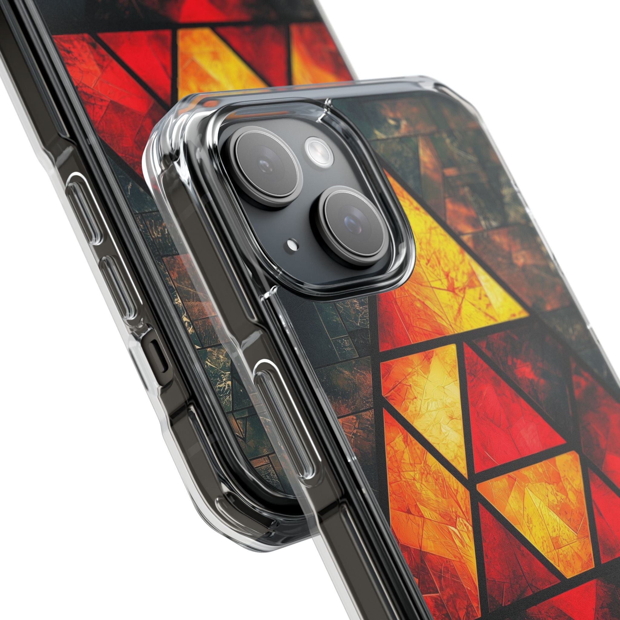 Triangles Illuminate Warmth iPhone Case - Impact