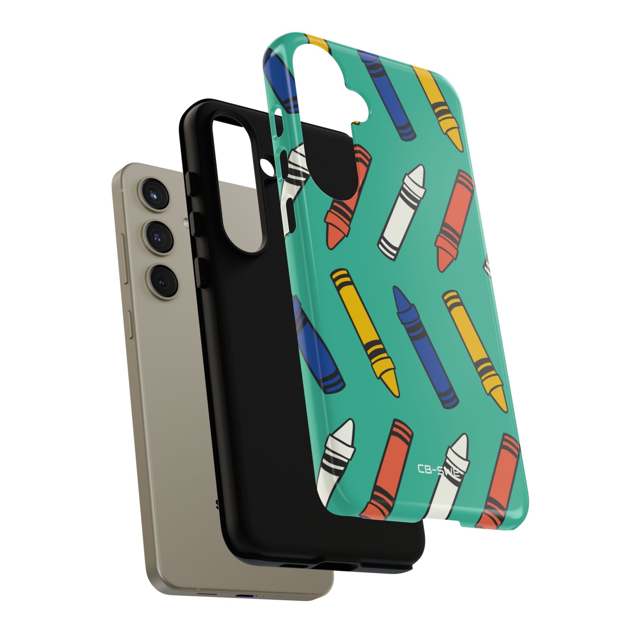 Crayons Dance Playfully - Samsung Case