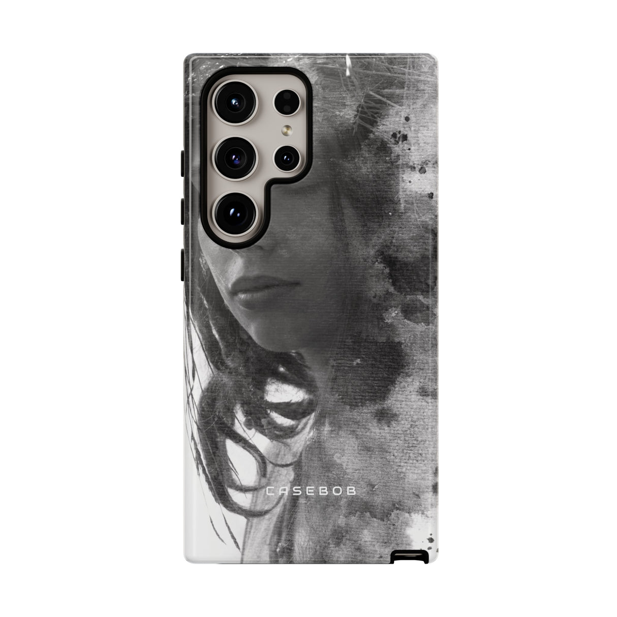 Portrait Lady Phone Case - Protective Phone Case