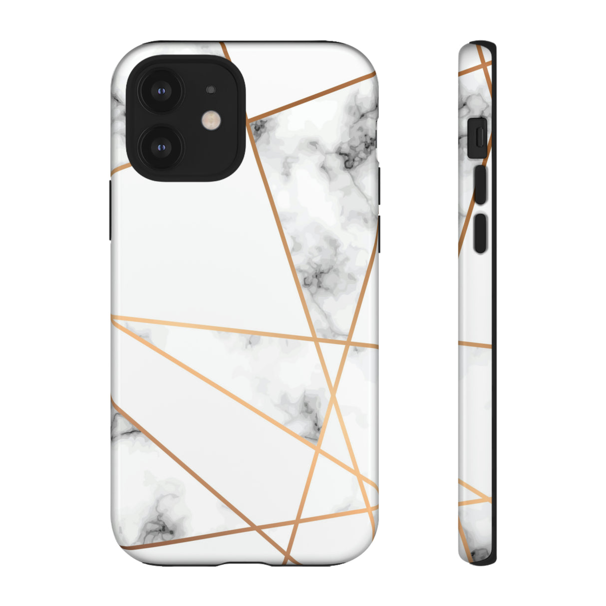 Marble Geometric - Protective Phone Case