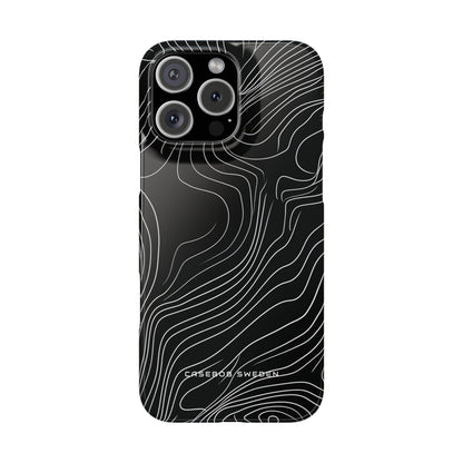 Contour Waveform Flow iPhone 16 - Slim Phone Case