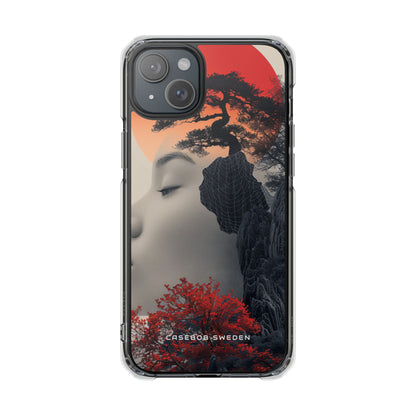 Surreal Zen Harmony iPhone 15 - Clear Impact Phone Case