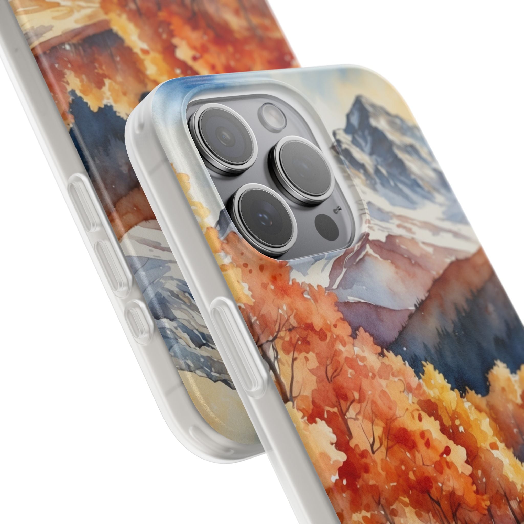 Snowcapped Radiance iPhone 15 Pro Max Case - Soft