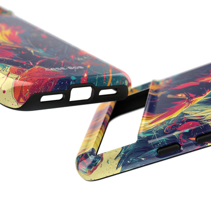 Yellow Fury Google Pixel 8 Case - Tough