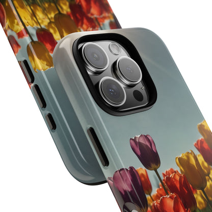Tulips Embrace Sunlight - iPhone Case