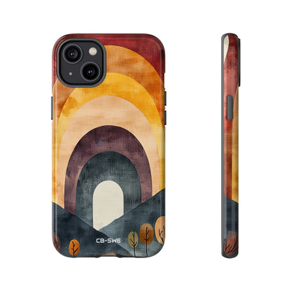 Earthy Arches Embrace - iPhone Case