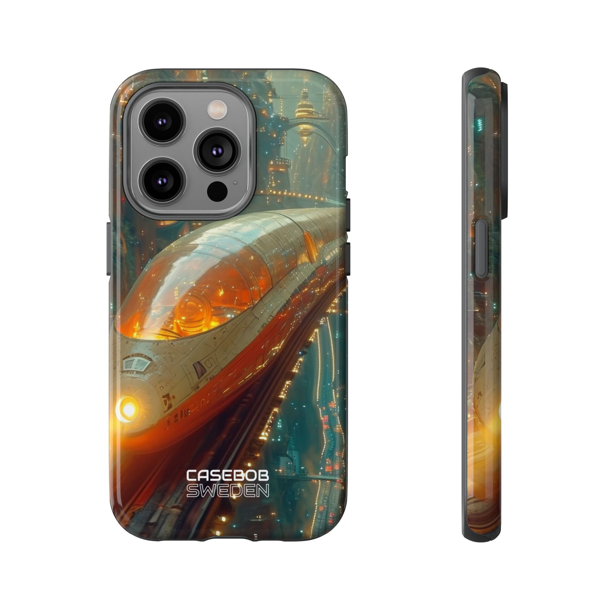 Futuristic Train Odyssey iPhone 14 - Tough