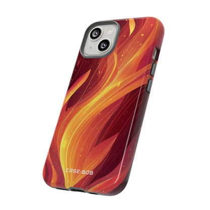 Flaming Flow iPhone 14 Case - Tough