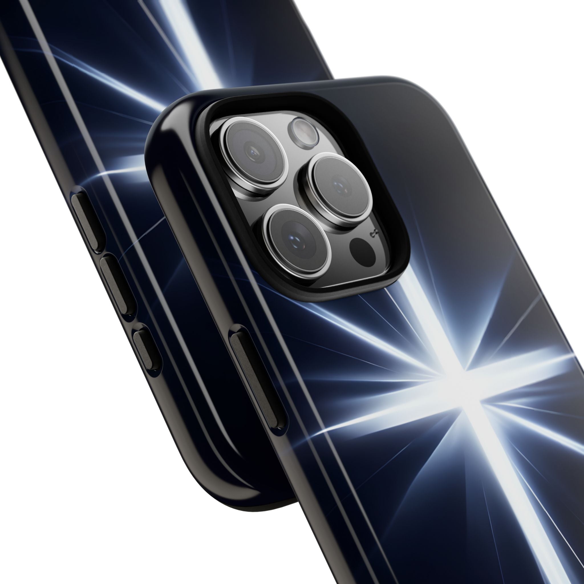 Glowing Crossburst iPhone 16 Pro Max Case - Tough