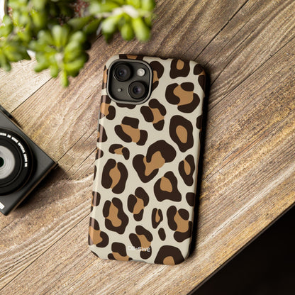 Leopard Print Elegance - iPhone Case