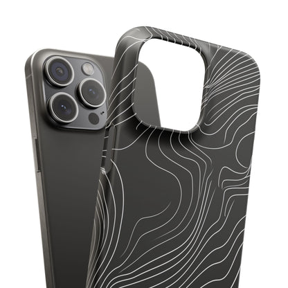 Contour Waveform Flow iPhone 15 - Slim Phone Case