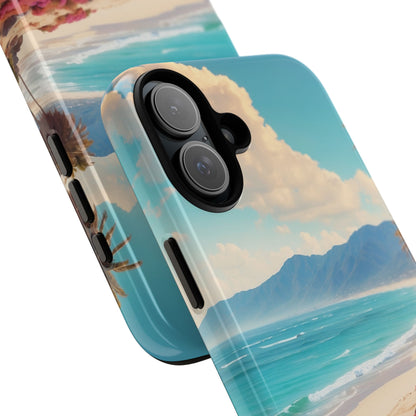 Footprints Trace Sand - iPhone Case