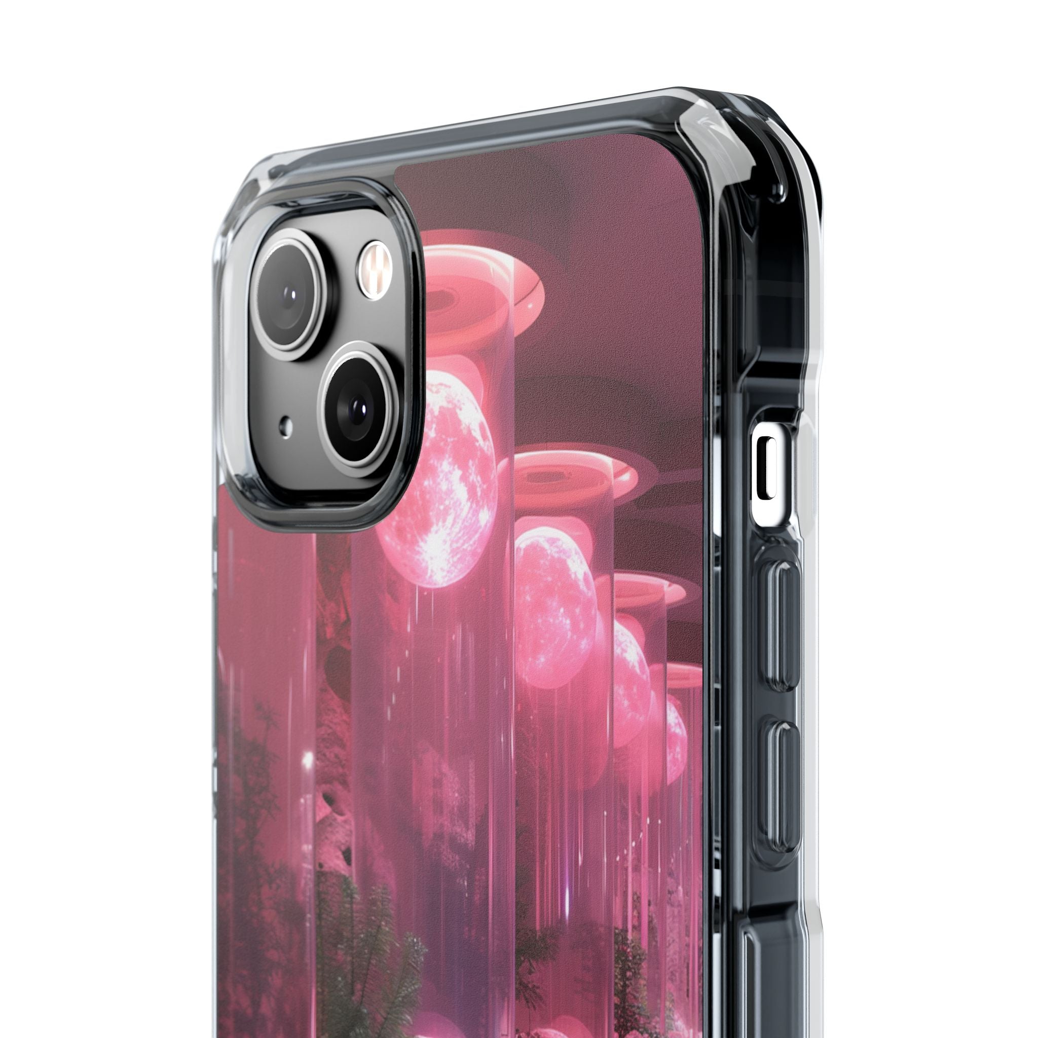 Futuristic Moon Garden iPhone 14 - Impact Clear+