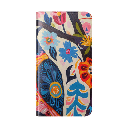 Ornate Owl Bloom - Samsung S23+ Case - Wallet