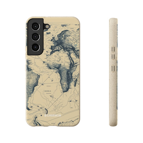 Vintage World Map | Biodegradable Phone Case